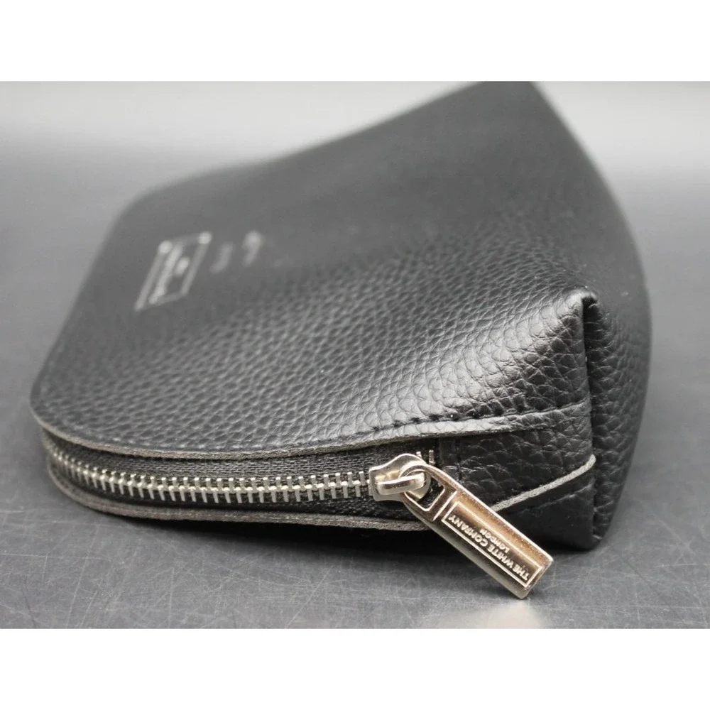 The White Company London British Airways Black Amenity Kit Travel Toiletry Bag